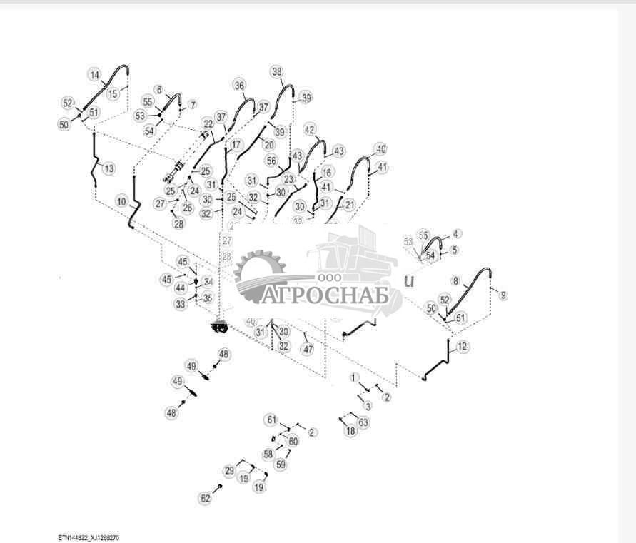 Four Function Plumbing, Tool Carrier Linkage (1 of 2) 